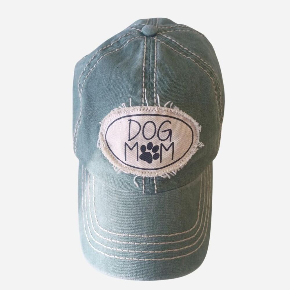 No-brand Women's Green and Blue Hat
